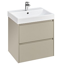 Тумба под раковину Roca Ona 60 A857613510 подвесная Бежево-серая матовая