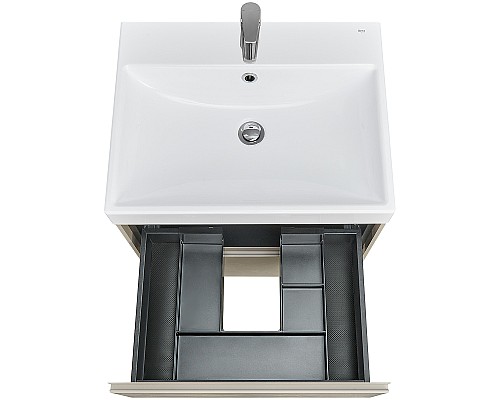 Тумба под раковину Roca Ona 60 A857613510 подвесная Бежево-серая матовая