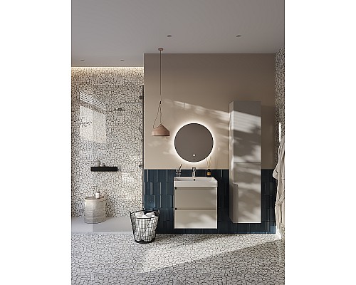 Тумба под раковину Roca Ona 60 A857613510 подвесная Бежево-серая матовая