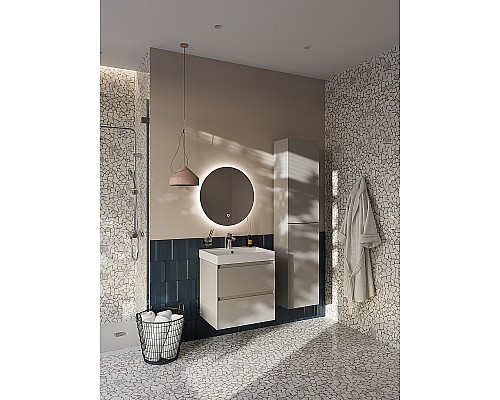 Тумба под раковину Roca Ona 60 A857613510 подвесная Бежево-серая матовая