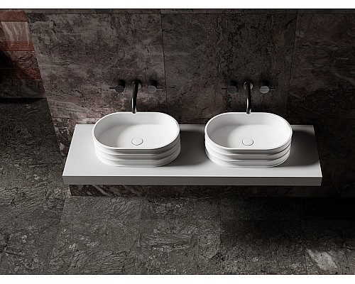 Раковина-чаша Abber Stein 56 AS2650 Белая матовая