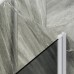 Шторка на ванну Maybah Glass 500x1400 поворотная на монопетле Белый стекло графитовое матовое