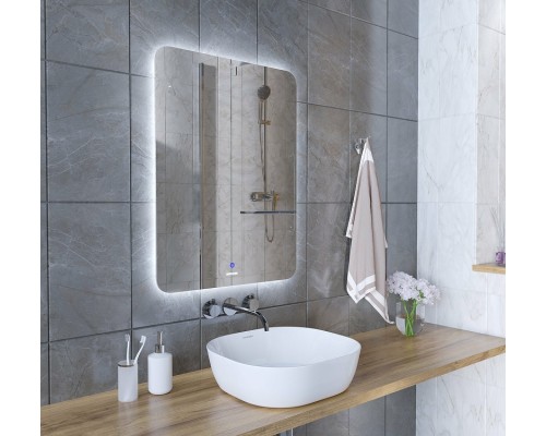 Зеркало Grossman Elegans-промо 80 17801001 с подсветкой с сенсорным выключателем