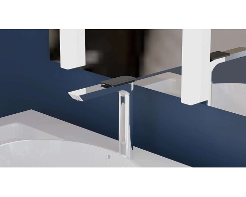 Смеситель для раковины Boch Mann Como CB XL BM9631 Хром Черный матовый