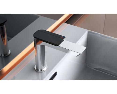 Смеситель для раковины Boch Mann Como CB XL BM9631 Хром Черный матовый