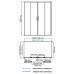 Душевой уголок WasserKRAFT Lippe 170x80 профиль Серебристый стекло прозрачное