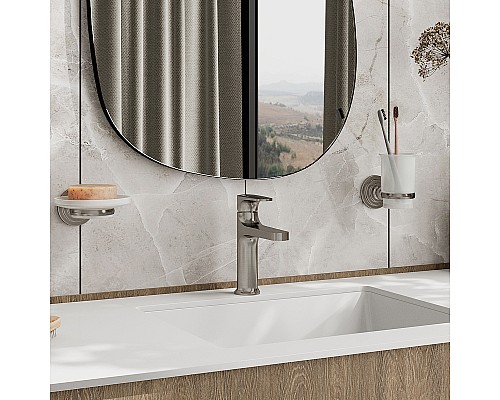 Смеситель для раковины WasserKRAFT Spree 1403 Никель