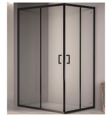 Душевой уголок RGW Passage PA-040B 120x80 профиль Черный стекло прозрачное