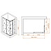 Душевой уголок RGW Passage PA-040B 120x80 3508104082-14 профиль Черный стекло прозрачное
