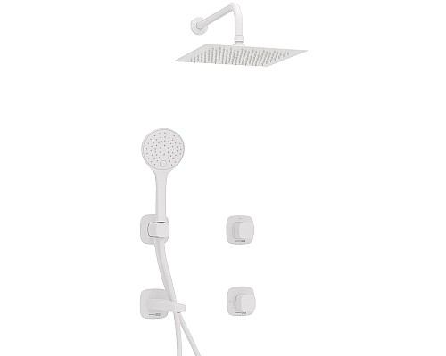 Душевая система WasserKRAFT Saale A9551.267.316.146.254.328.156.155 Белая матовая