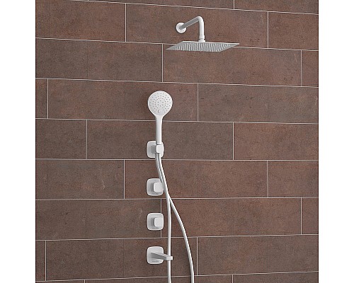 Душевая система WasserKRAFT Saale A9551.267.316.146.254.328.156.155 Белая матовая