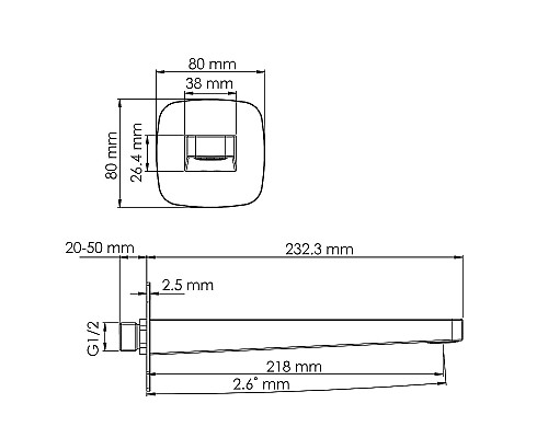 Душевая система WasserKRAFT Saale A9551.267.316.146.254.328.156.155 Белая матовая