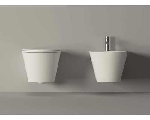 Унитаз Alice Hide 31170109 подвесной Белый матовый без сиденья