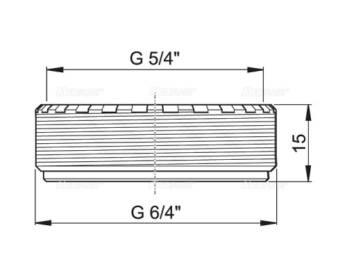 Переходник для сифона Alcaplast G 6/4x5/4