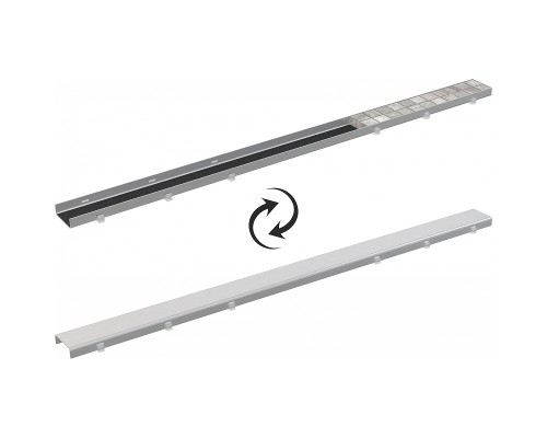 Решетка для душевого лотка Alcaplast 85 OPTION-850M Хром для лотков из пластмассы / под плитку