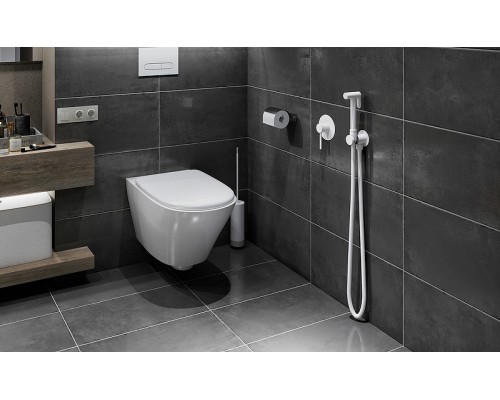 Гигиенический душ со смесителем Timo Saona 2389/16SM Белый матовый