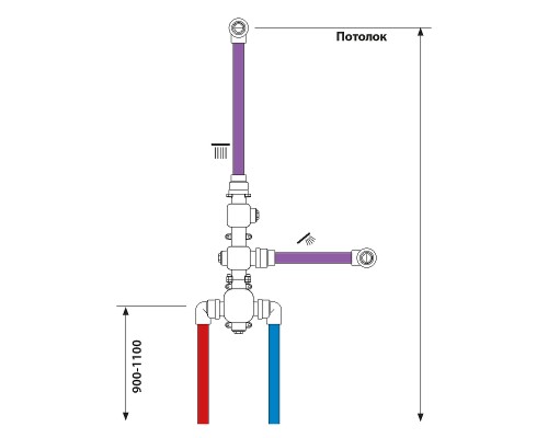Душевая система Timo Selene SX-2229/00SM с термостатом Хром