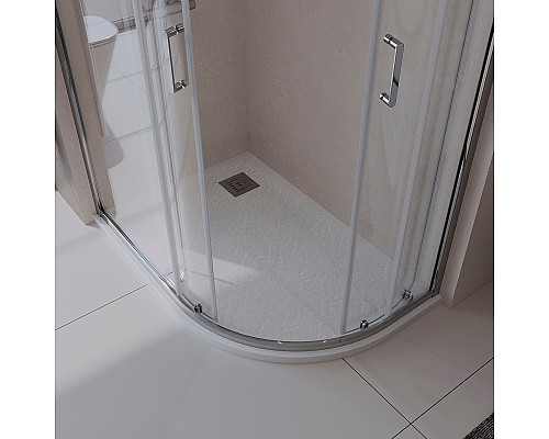 Душевой поддон из искусственного камня BelBagno Uno 120x80 L TRAY-MR-UNO-RH-120/80-550-35-W-L Белый