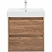 Тумба под раковину Aquanet Nova Lite 60 287879 подвесная Дуб шоколадный