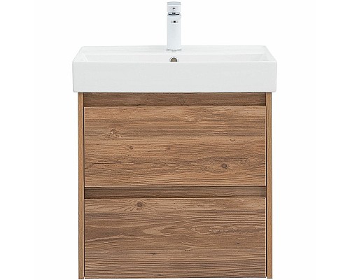 Тумба под раковину Aquanet Nova Lite 60 287879 подвесная Дуб шоколадный