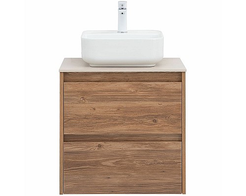 Тумба под раковину Aquanet Nova Lite 60 287879 подвесная Дуб шоколадный