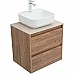Тумба под раковину Aquanet Nova Lite 60 287879 подвесная Дуб шоколадный