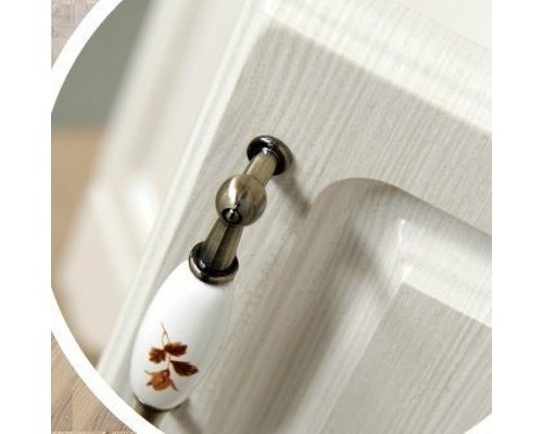 Зеркало со шкафом Style Line Олеандр 2 Люкс 55 ЛС-00000201 с подсветкой Рельеф пастель