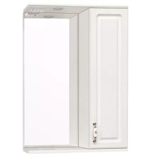 Зеркало со шкафом Style Line Олеандр 2 Люкс 55 ЛС-00000201 с подсветкой Рельеф пастель