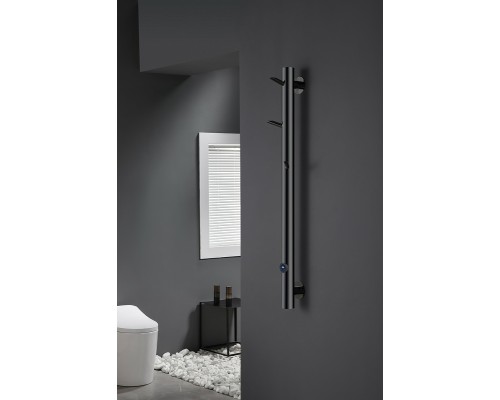 Электрический полотенцесушитель Boheme Uno 724-SGM Антрацит глянец