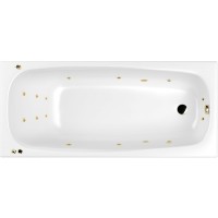 Акриловая ванна Whitecross Layla Slim 180x80 с гидромассажем