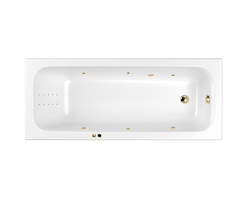 Акриловая ванна Whitecross Vibe 180x75 0105.180075.100.LINENANO.GL с гидромассажем