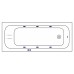 Акриловая ванна Whitecross Vibe 180x75 0105.180075.100.LINENANO.GL с гидромассажем