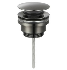 Донный клапан AQUAme click-clack Оружейный металл
