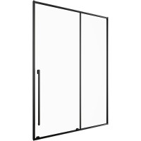 Душевая дверь Allen Brau Fantasy 140 3.11008.31 профиль Черный матовый стекло прозрачное