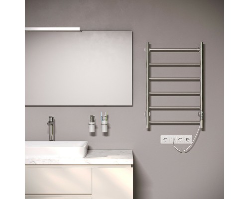 Электрический полотенцесушитель Aringa Честер 80x50 AR03014CH Хром