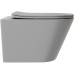 Унитаз Aqueduto Cone CON0130 подвесной Серый матовый с сиденьем Микролифт
