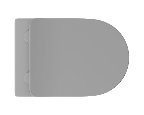 Унитаз Aqueduto Cone CON0130 подвесной Серый матовый с сиденьем Микролифт