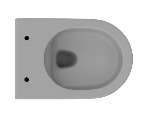 Унитаз Aqueduto Cone CON0130 подвесной Серый матовый с сиденьем Микролифт