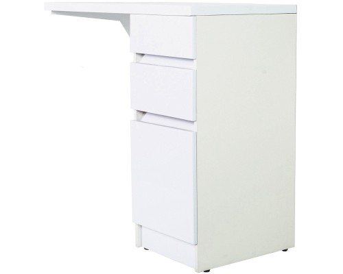 Тумба с раковиной Orange Sistema 100 R ST-40TUW+RAR Белая глянцевая