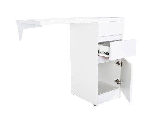 Тумба с раковиной Orange Sistema 100 R ST-40TUW+RAR Белая глянцевая