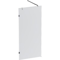 Душевая перегородка AM.PM X-Joy 90 W94WI-90-F1-MTE профиль Хром матовый стекло прозрачное