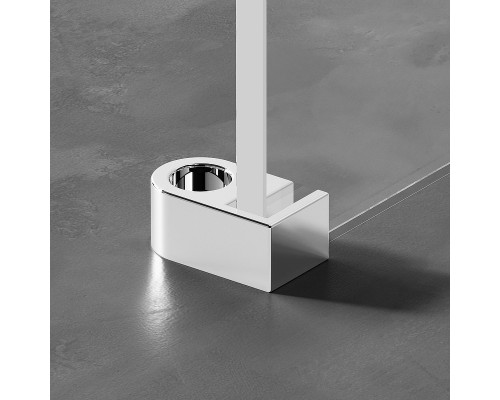 Душевая перегородка AM.PM X-Joy 90 W94WI-90-F1-MTE профиль Хром матовый стекло прозрачное