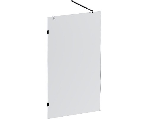 Душевая перегородка AM.PM X-Joy 110 W94WI-110-F1-BTE профиль Черный стекло прозрачное