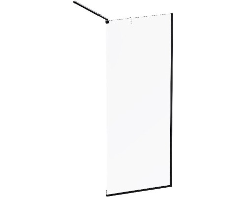 Душевая перегородка AM.PM Func 80 W84WI-80-F1-BTE профиль Черный стекло прозрачное