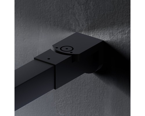 Душевая перегородка AM.PM Func 80 W84WI-80-F1-BTE профиль Черный стекло прозрачное