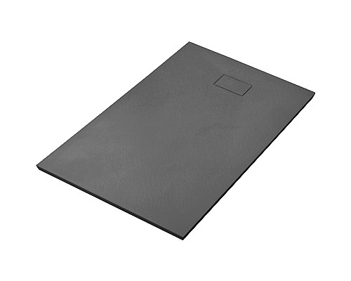 Душевой поддон из стеклопластика WasserKRAFT Elbe 140x80 74T35 Черный матовый