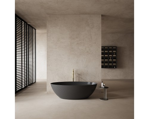 Карбоновая ванна Abber Karbon 180x85 AK9002-1.8 Черная без гидромассажа