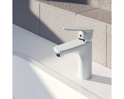 Смеситель для раковины Aringa Рейн AR02011WH Белый