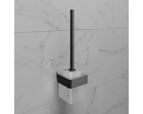 Ершик для унитаза Lemark Smooth Line Графит