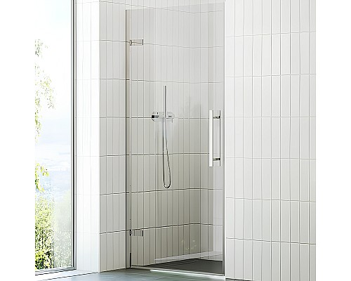 Душевая дверь Ravak Cool COSD1-80 X0VV40A00Z1 профиль Хром стекло Transparent